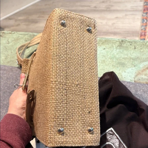 DLD Ville Mini Bandana Top Handle Bag w Strap - Picture 6 of 6